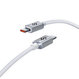 Subblim Cable Optimus USB-C a USB-C 60W 1m Blanco